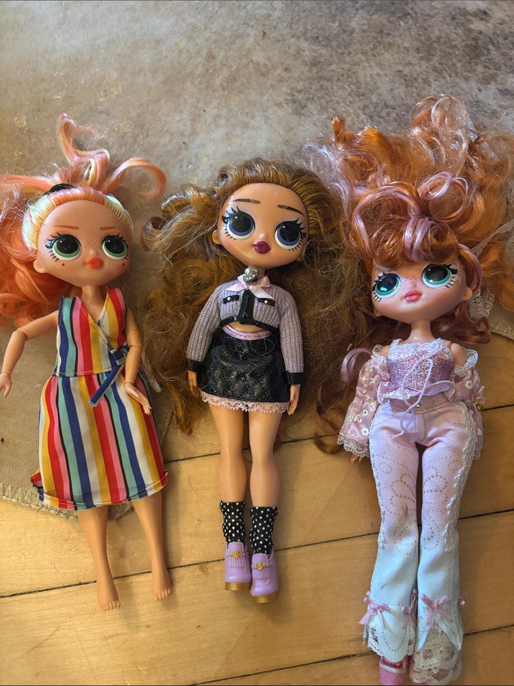 L.O.L. Surprise! Dolls Set - Pink, Purple, Orange